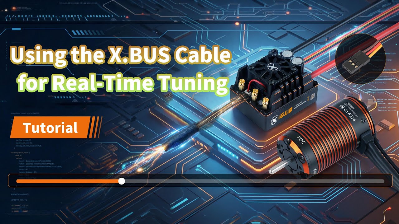 How to Use the X.BUS Cable for Real-Time Parameter Tuning？