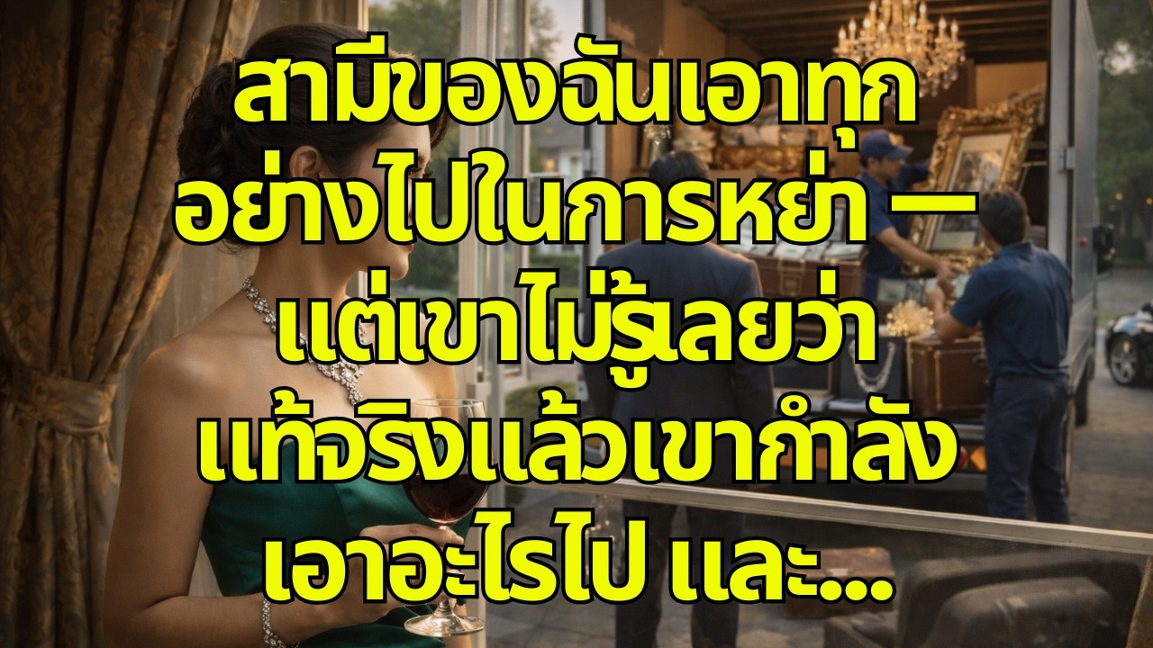 สามีของฉันเอาทุกอย่างไปในการหย่า — แต่เขาไม่รู้เลยว่าแท้จริงแล้วเขากำลังเอาอะไรไป และ…