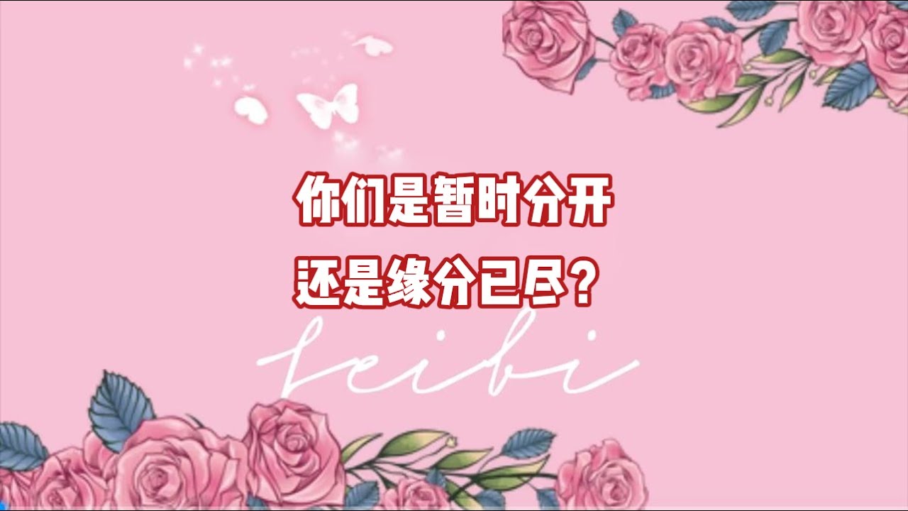 你们是暂时分开还是缘分已尽？