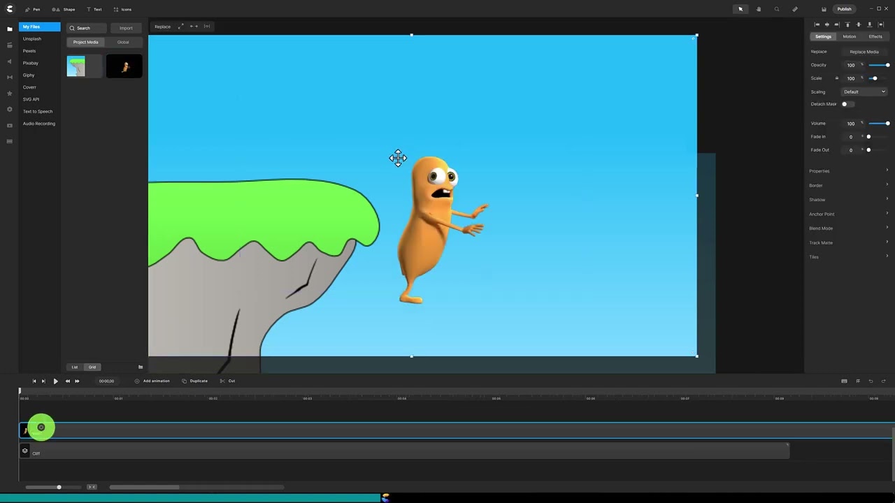 Create Studio Pro Tutorial: Clip Speed a Character