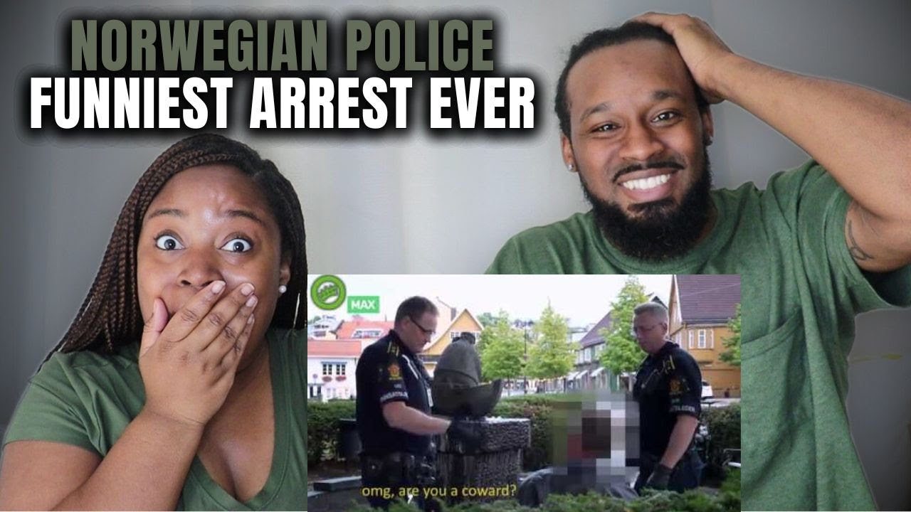🇳🇴 American Couple Reacts to Norwegian Police Funniest Arrest Ever