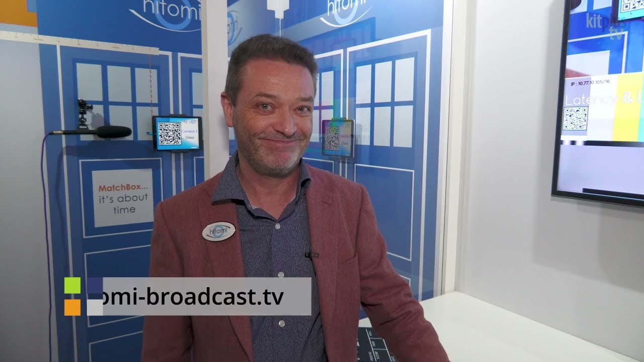 Hitomi demonstrates latency measurement at IBC2022