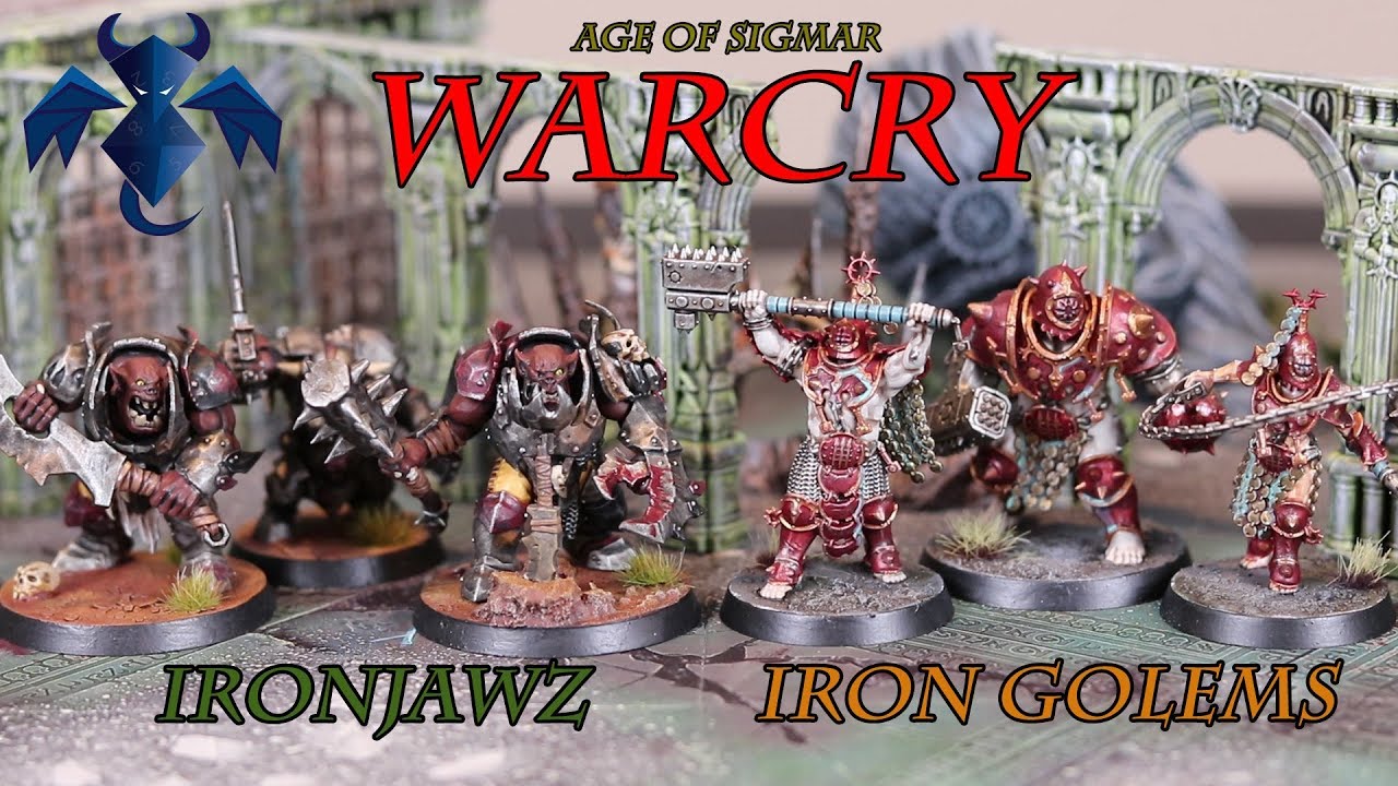 Age of Sigmar: Warcry- Ironjawz vs. Iron Golems