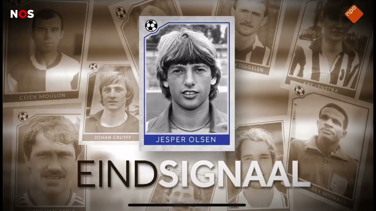 Eindsignaal: Jesper Olsen NOS Oud Ajax ster