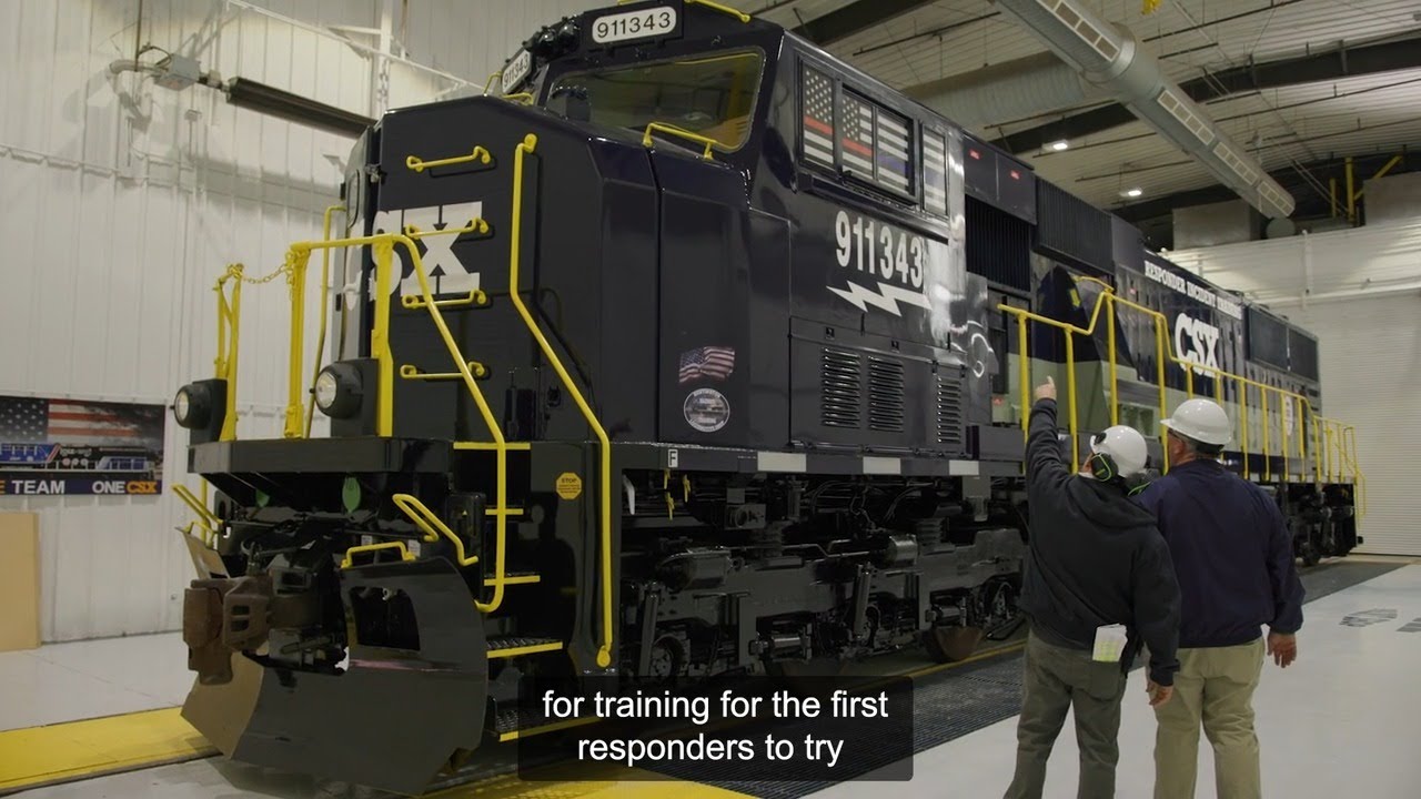 Locomotive CSXT 911343: Newest Addition to Responder Incident Training Program