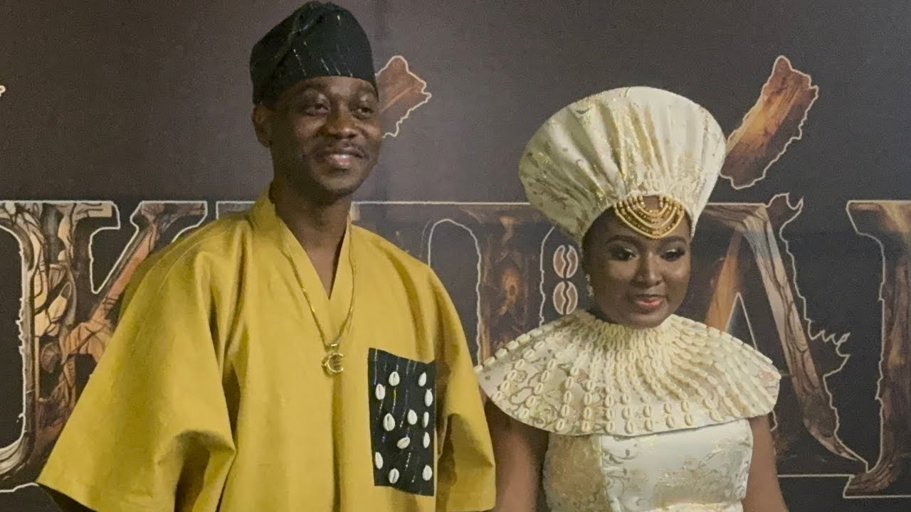 LATEEF ADEDIMEJI AND BIMPE OYEBADE AT THE PREMIERE OF KUNLE AFOLAYAN’S ANIKULAPO THE SERIES