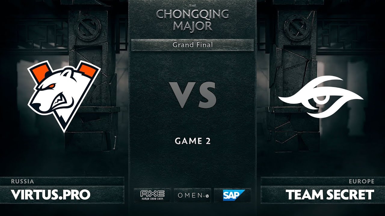 [RU] Virtus.pro vs Team Secret, Game 2, The Chongqing Major Grand Final