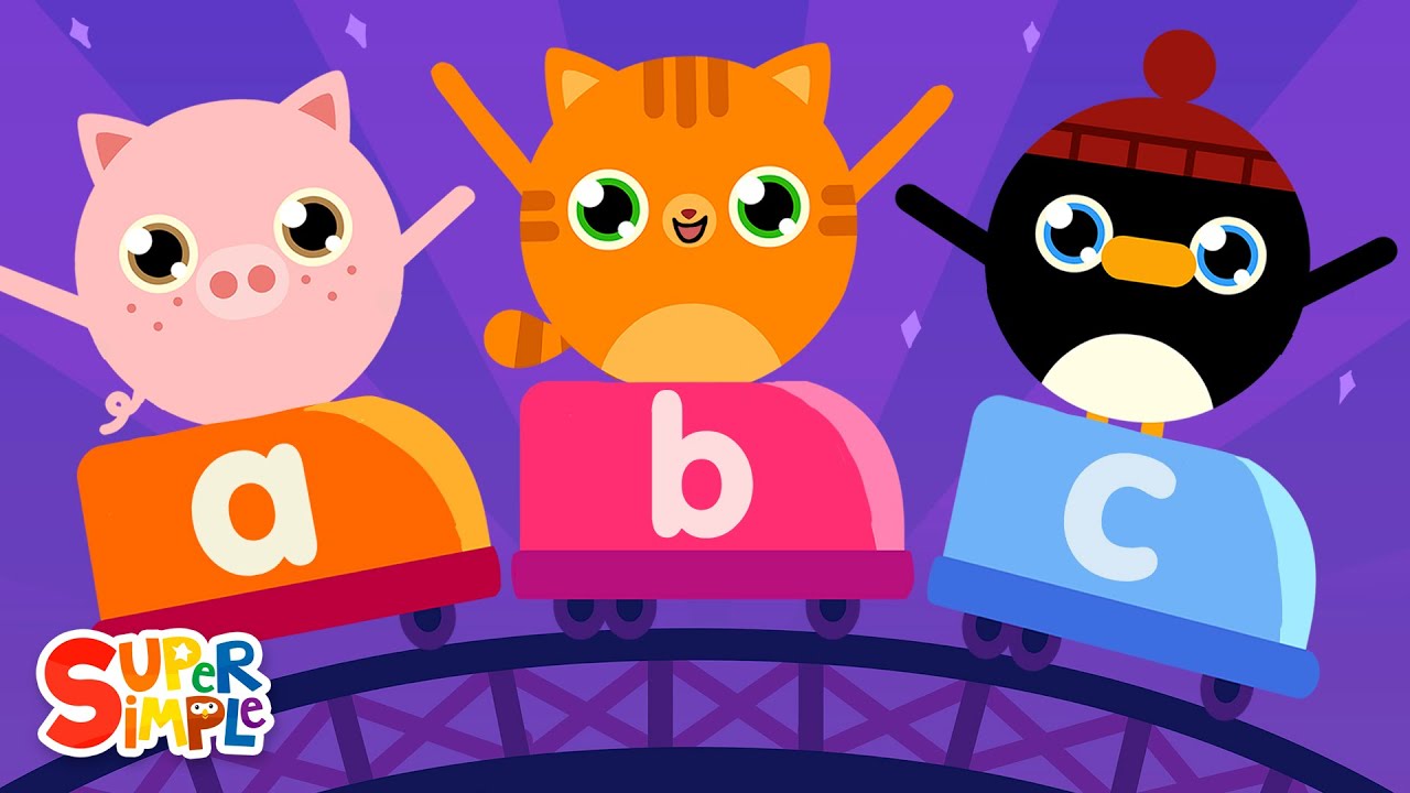 The Alphabet Swing (lowercase) | ABC Song for Kids | Super Simple ABCs