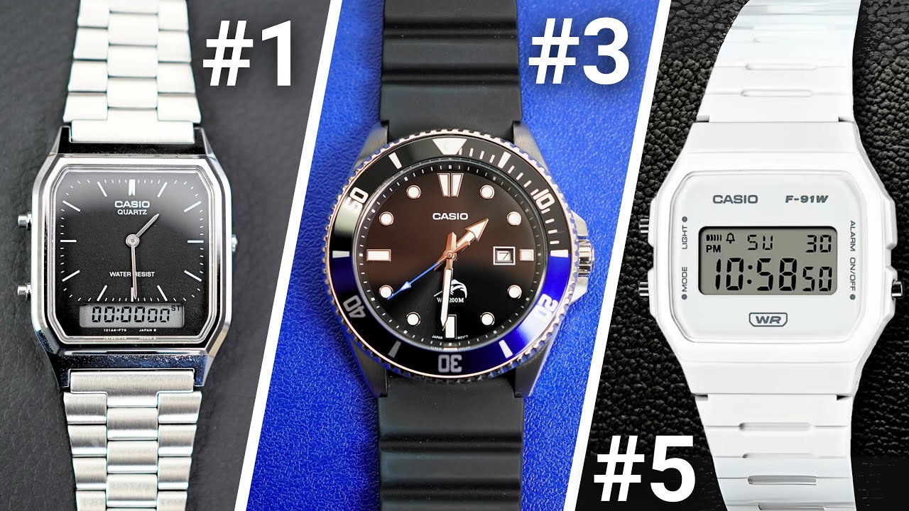 The Top 5 Casio Watches On Amazon (Affordable & Iconic)