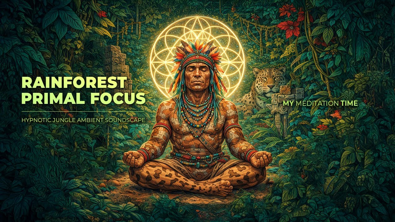 Rainforest Primal Focus - Hypnotic Jungle Ambient Soundscape