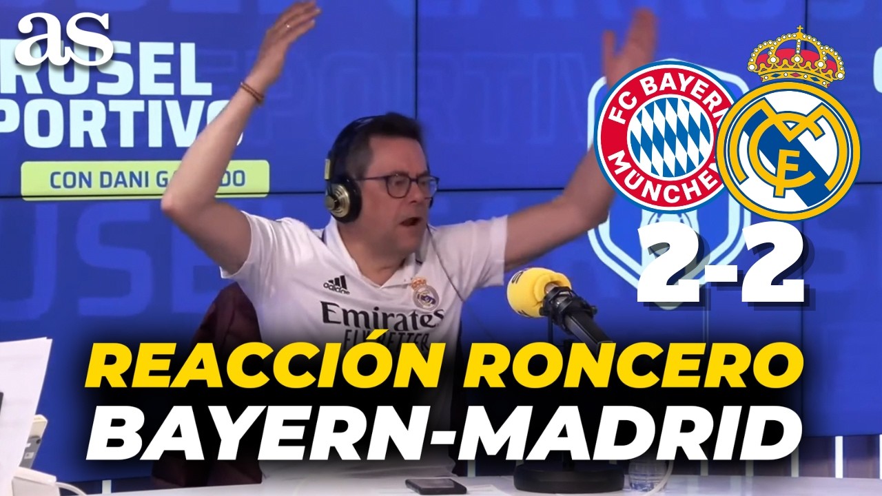 RONCERO se desespera con otro GOL del BAYERN: HARRY KANE | BAYERN MUNICH 2 - REAL MADRID 2