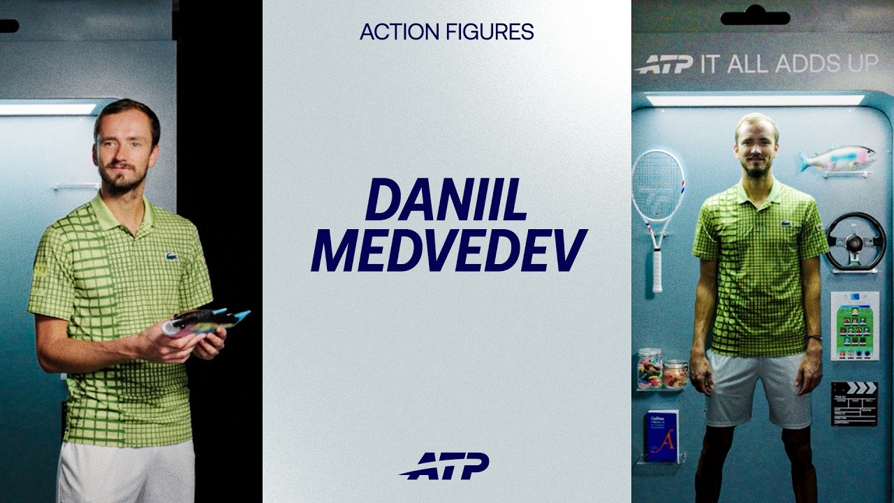 We Turned Daniil Medvedev Into An Action Figure 🎬