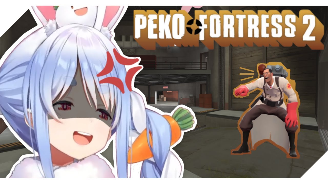 Pekora Experiences the Pure Chaos of TF2 (and gets trolled)