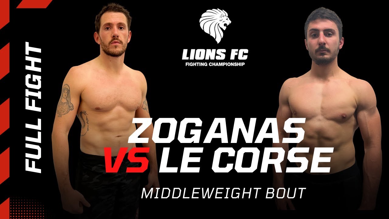 Max Zoganas vs Viny Le Corse | Lions FC 10 | Full fight