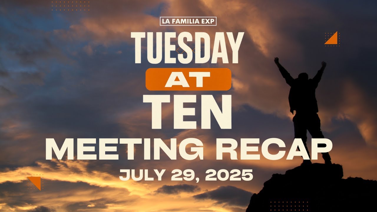 Tuesday At Ten Meeting Recap July 29, 2025