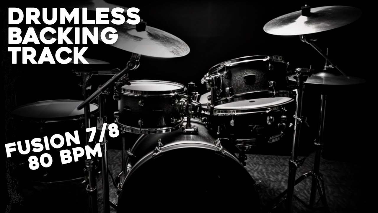 Fusion Drumless Backing track 7/8 Loop 80 BPM