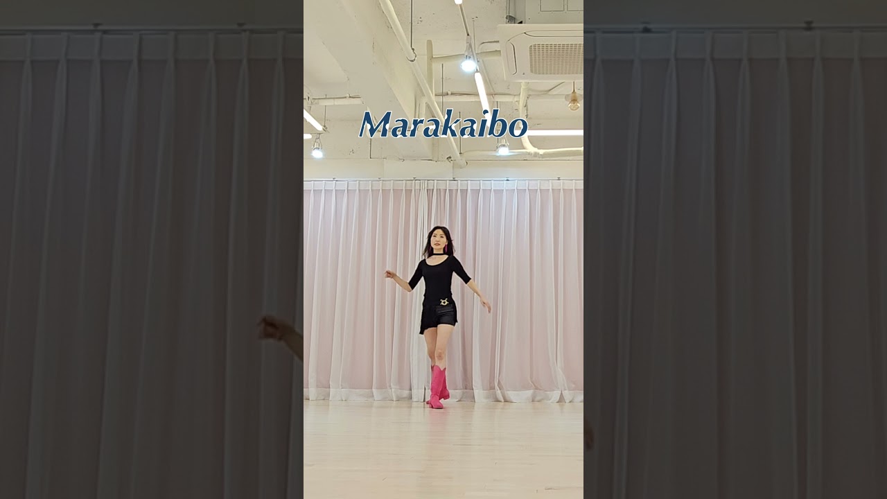 [Mobile] Marakaibo Line Dance l Intermediate l 마라까이보 라인댄스 l Linedancequeen l Tutorial l