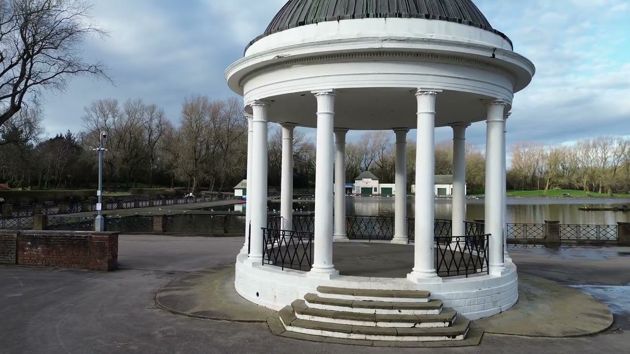 Dji Stanley Park bandstand Blackpool