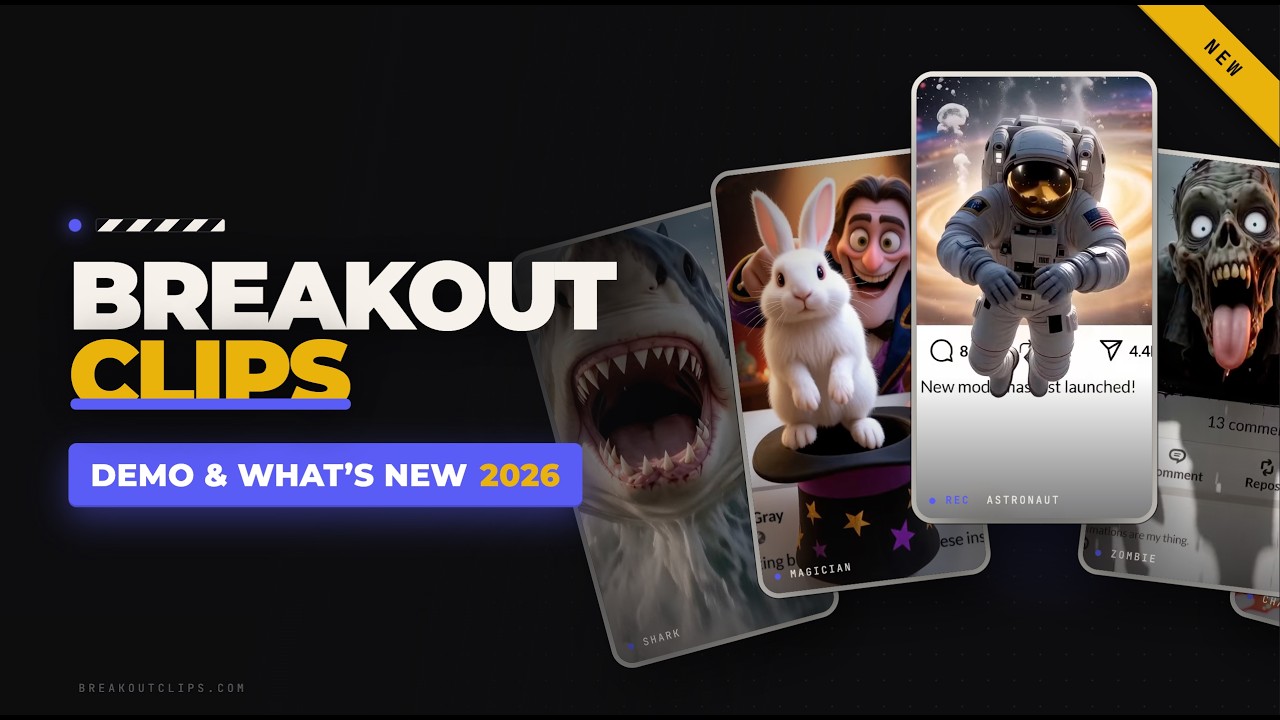 AI Video Maker Review (2026) | Breakout Clips Demo