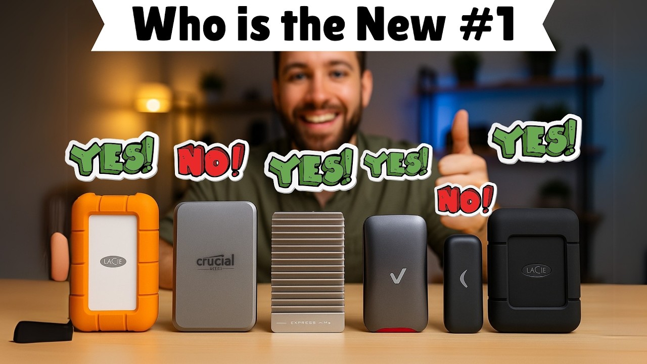 ✅5 Best External SSDs 2025 – Perfect for Gaming, Editing & Backups!