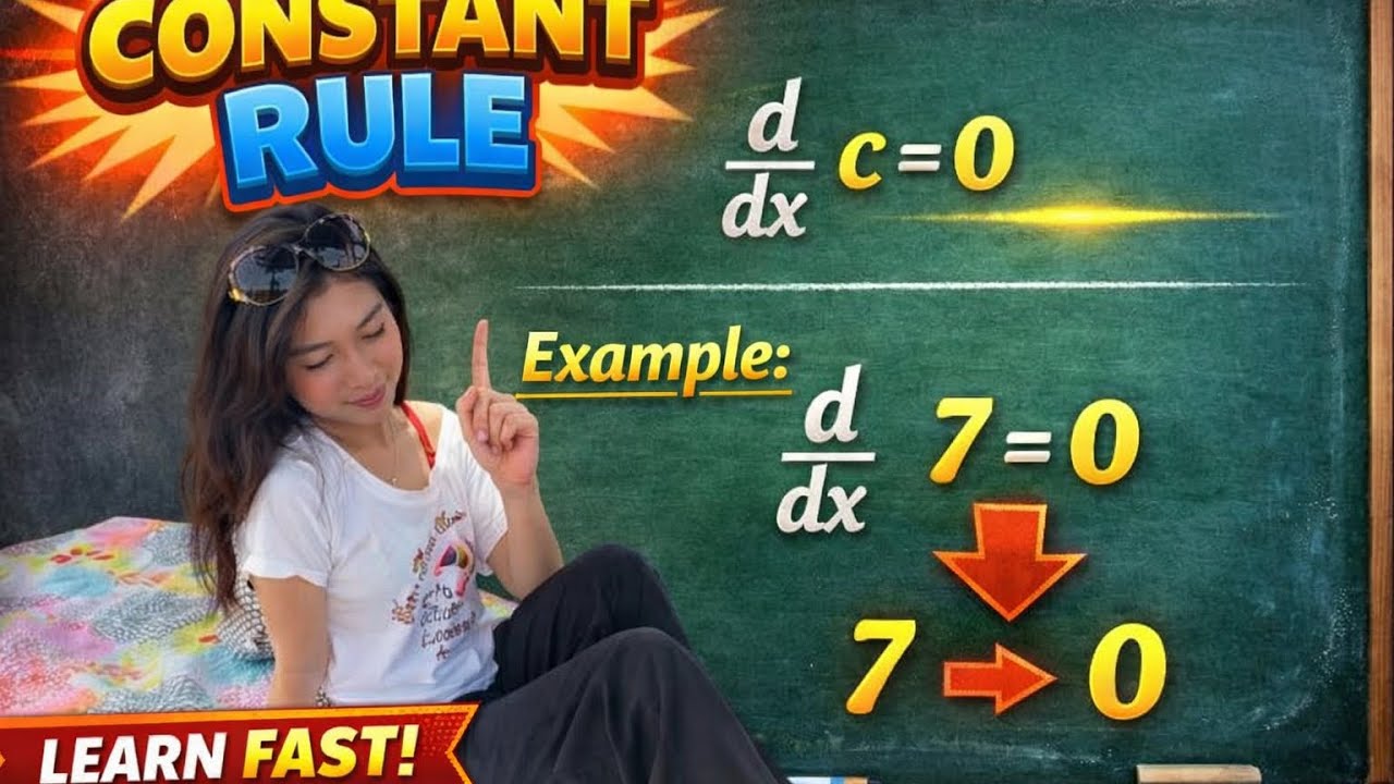 Mastering Differential Rules 1–3: Power Rule, Constant Rule & Constant Multiple Rule