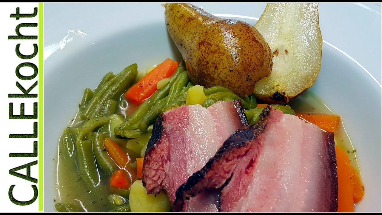 Birnen, Bohnen und Speck - Der Eintopf nach norddeutschem Rezept