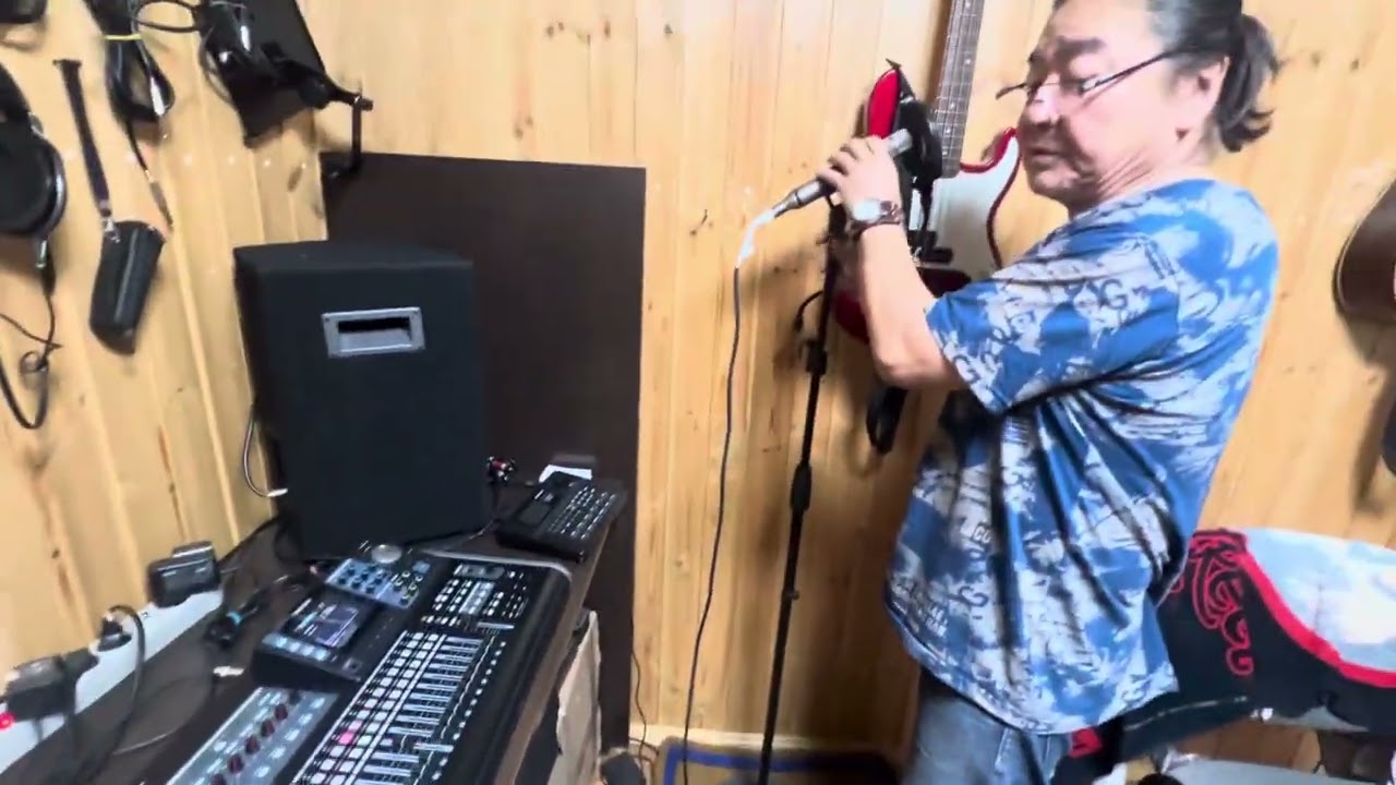 Как записать голос и инструмент на Portastudio Tascam DP-24SD