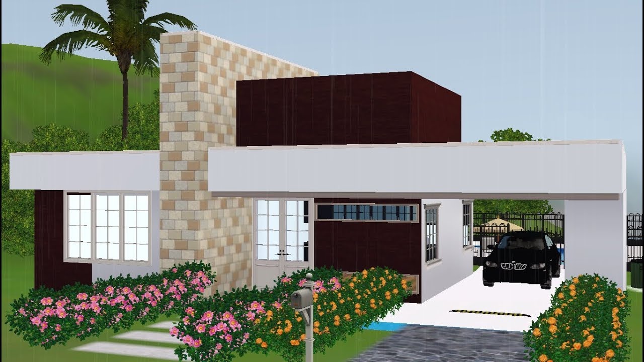 Casa Pequena Moderna - The Sims 3 - Speed Build