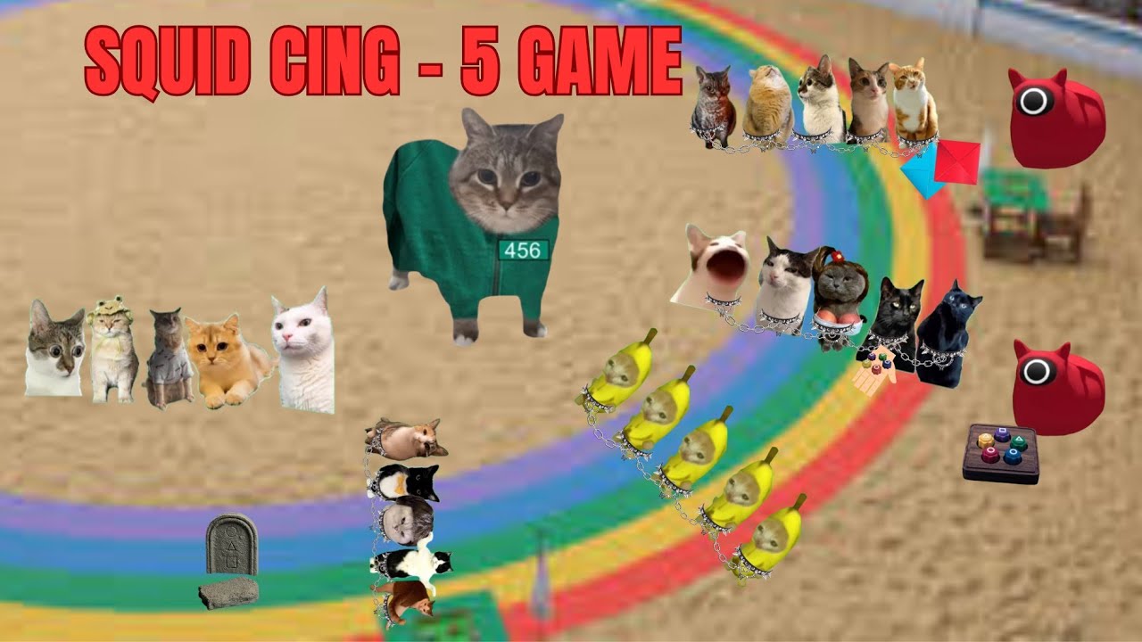 Pov Kucing di Squid Game - 