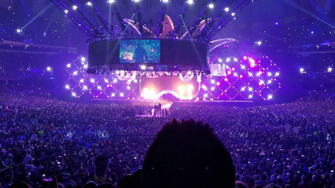 Wrestlemania 34 John Cena, Elias, Undertaker Entrance Crowd Reaction Part 2