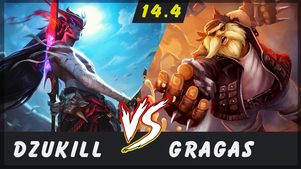 Dzukill - Yone vs Gragas TOP Patch 14.4 - Yone Gameplay
