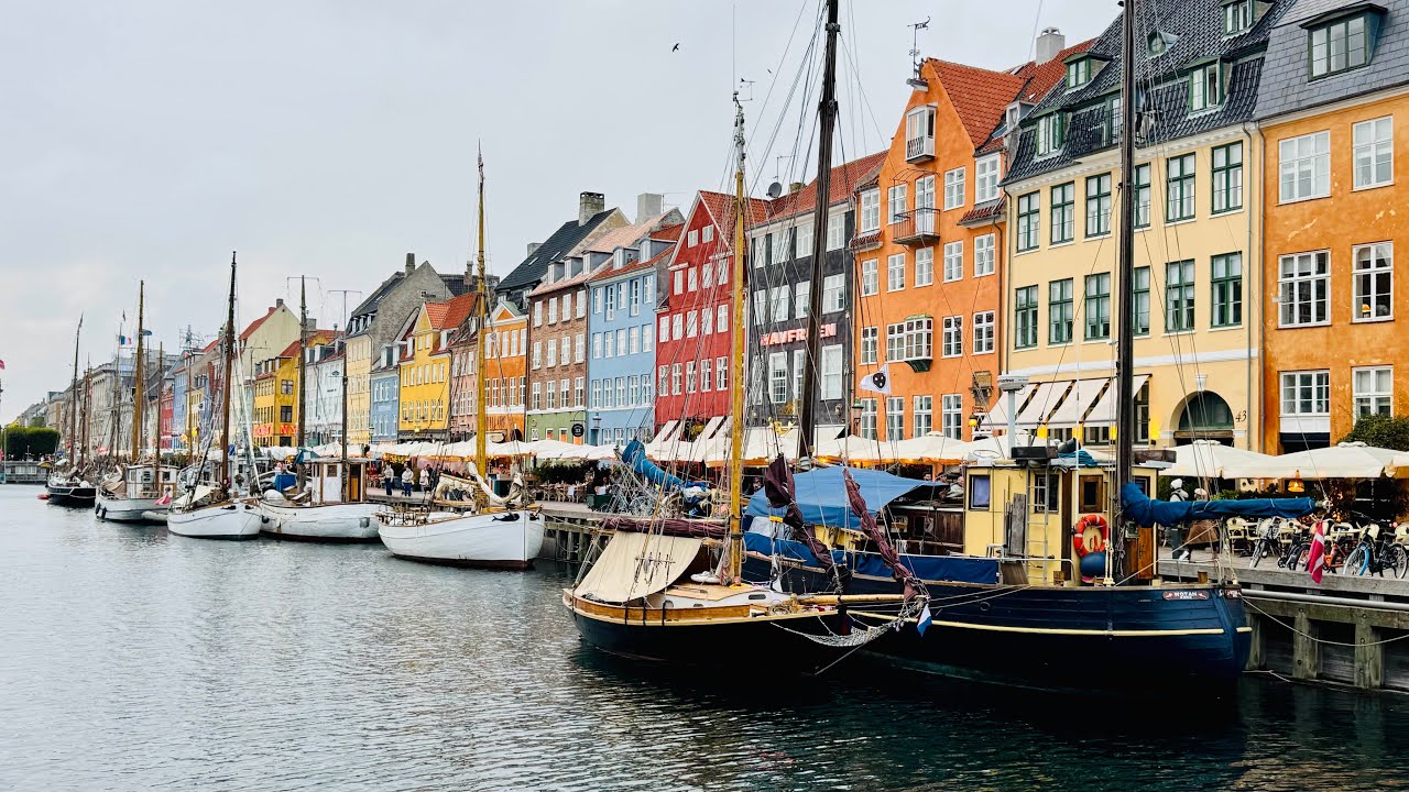 Stunning Aerial View of Copenhagen 🇩🇰| Breathtaking Drone Footage Over the City & Canals