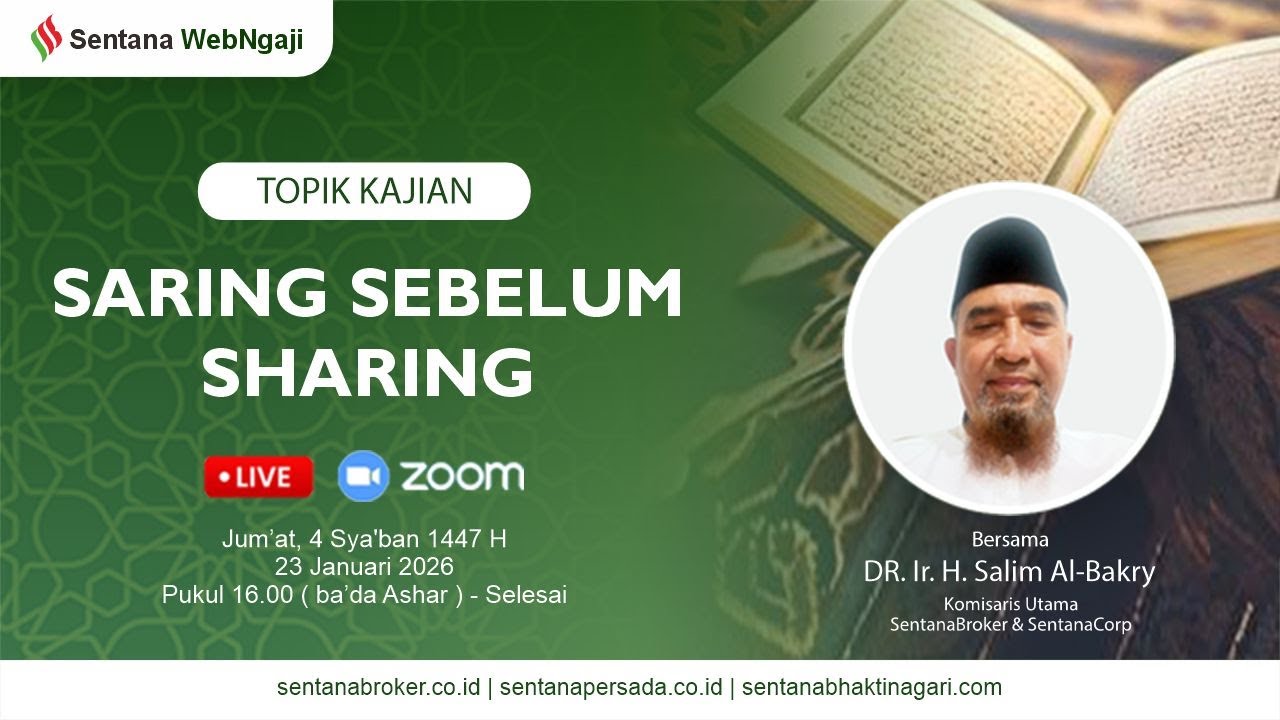 Saring Sebelum Sharing - Sentana WebNgaji