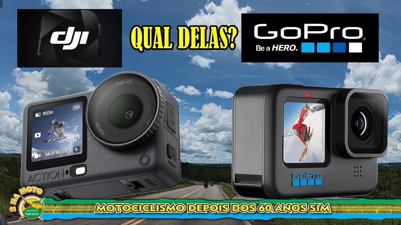 GOPRO OU OSMO DJI?