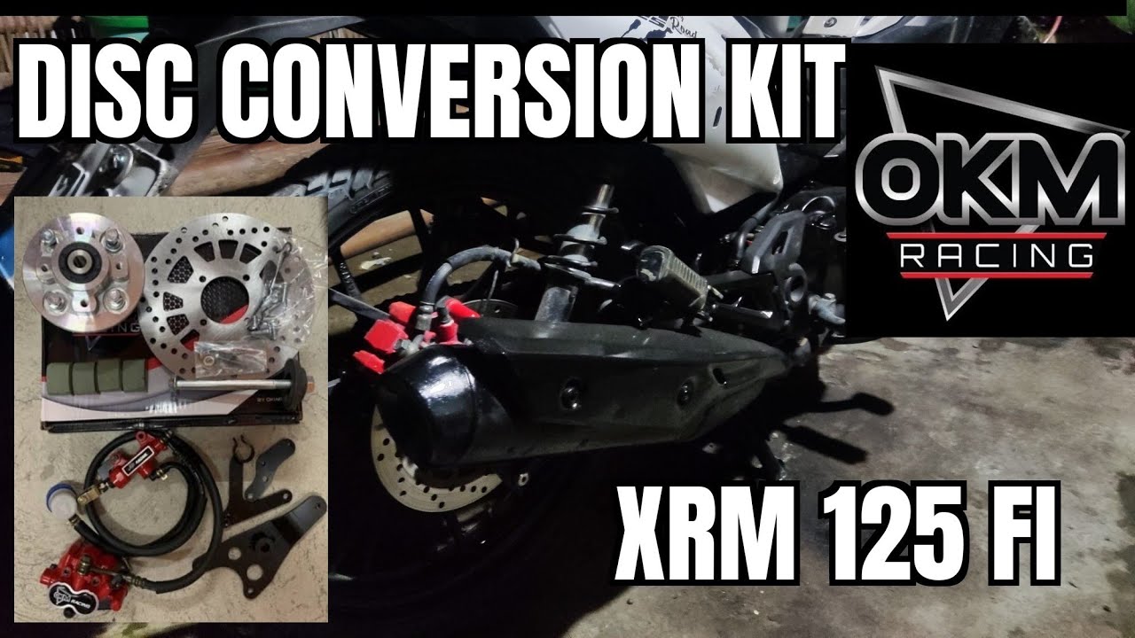 XRM 125 FI Disc Conversion - OKM Kit Installation, inspired by @damadchannel3522
