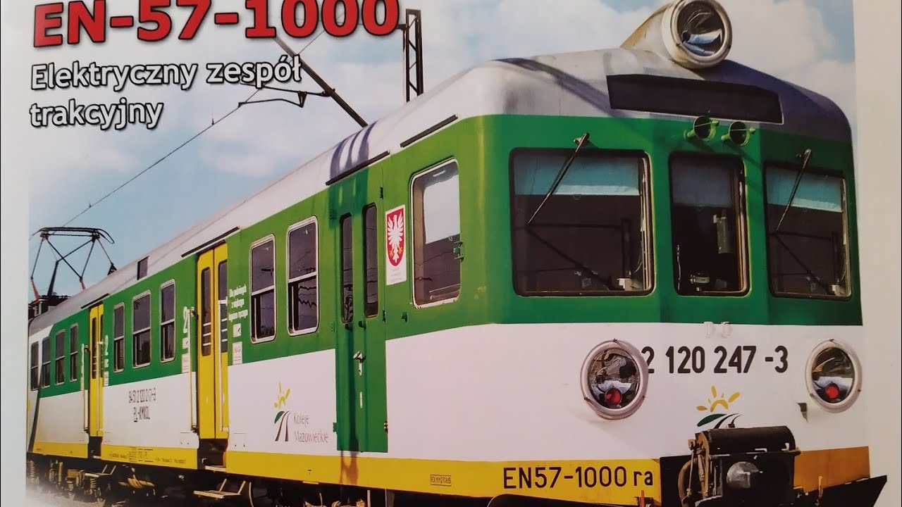 Prezentacja EZT EN57-1000 Koleje Mazowieckie model Kartonowy wydawnictwa Sklej Model 1:87 H0