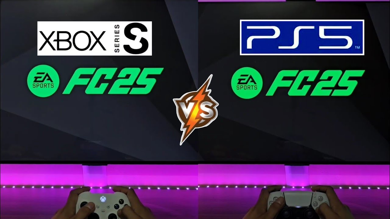 EA FC25 (Xbox Series S Vs PS5 Slim)