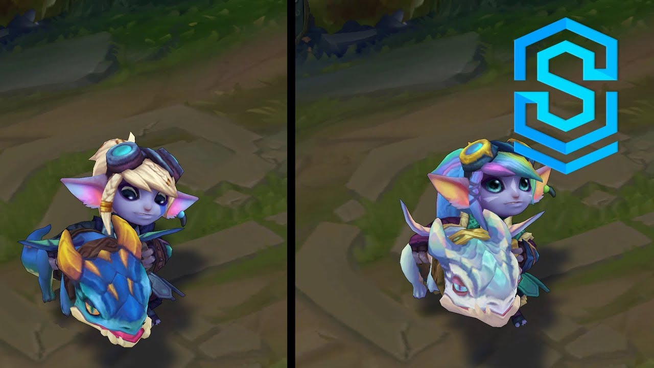 Dragon Trainer Tristana Chroma Skins
