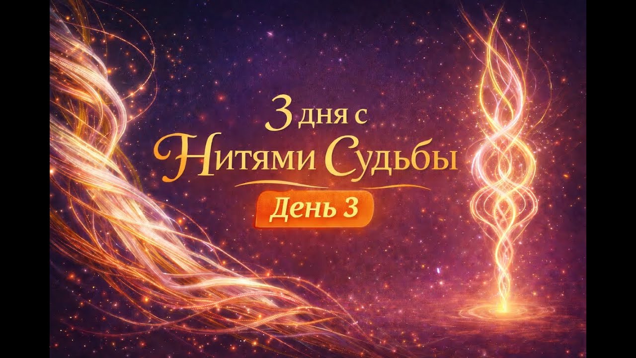 Дмитрий Каге. Три дня с Нитями Судьбы. Знакомство с мощным и самым мягким инструментом[2026-01-19]
