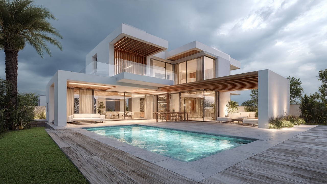 Sala Integrada com a Piscina: O Segredo da Amplitude.