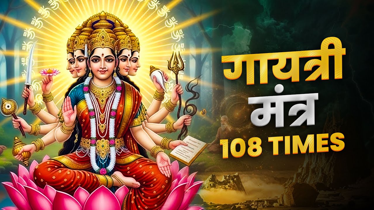 गायत्री मंत्र | Gayatri Mantra 108 Times || Powerful Mantra | ओम भूर भुवा स्वाहा || शक्ति स्वरूपा