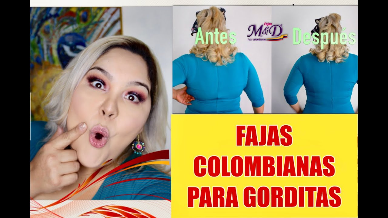 Faja Colombiana para gorditas (antes y después) funciona? Fajas MYD