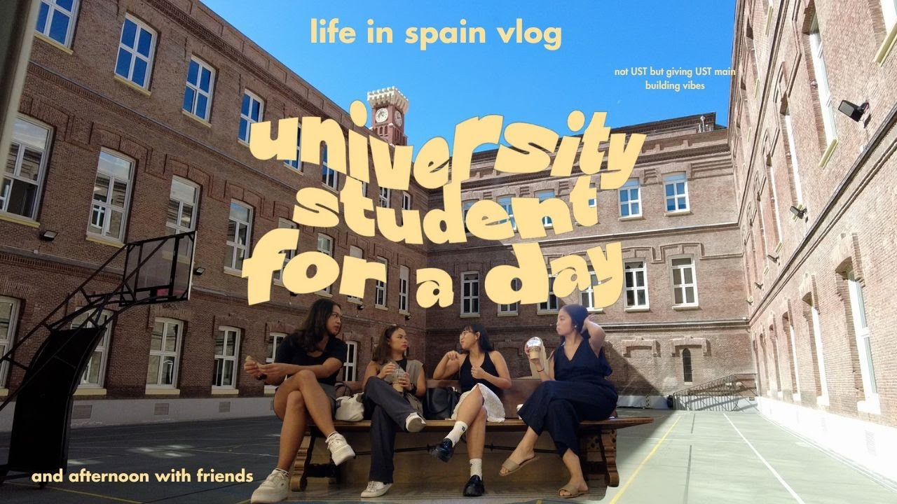 university student for a day vlog | Madrid, Spain