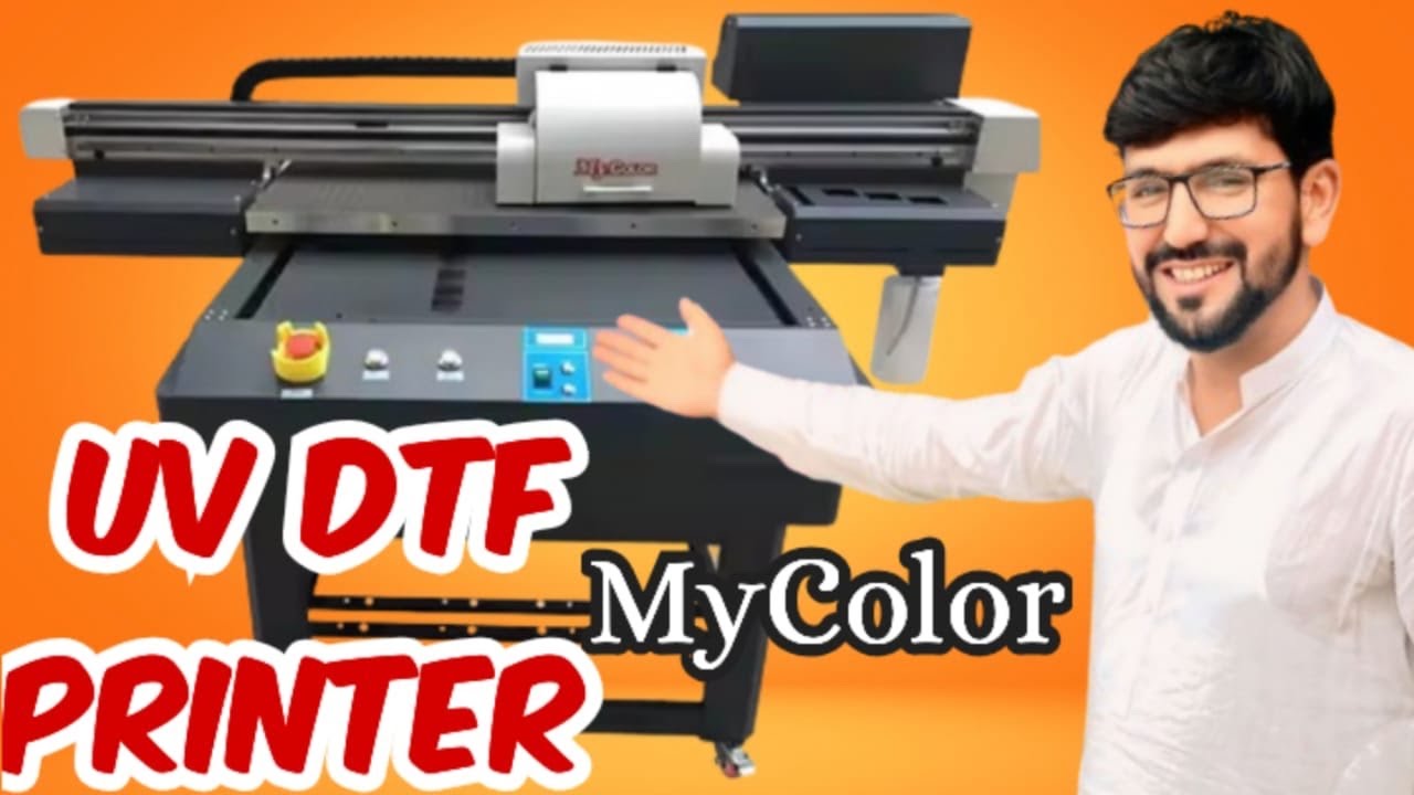 UV DTF Printer My Color Digital UV Flatbed Printer 9060 UV Printer With 3TX800