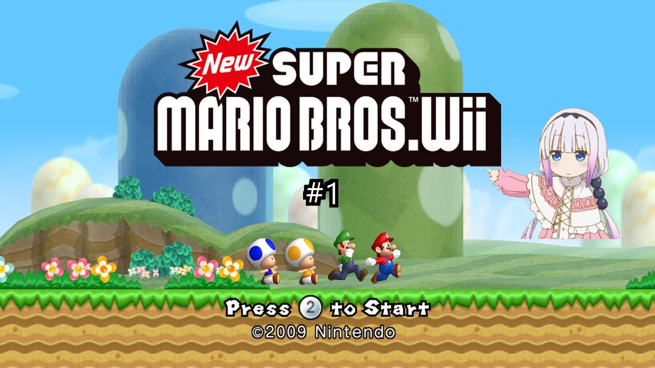 Super Mario Bros Wii #1 World 1 [GER]