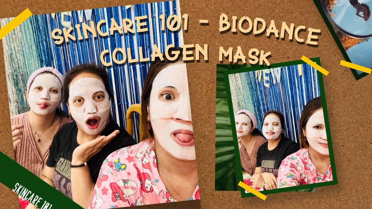 BIODANCE COLLAGEN FACE MASK FOR 3 HOURS??-skincare night with kumarss