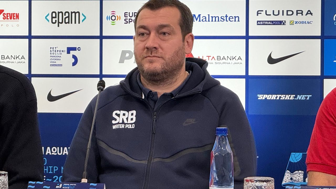 UŽIVO Delfini se obraćaju pred borbu za medalje na EP: Prenos konferencije vaterpolista