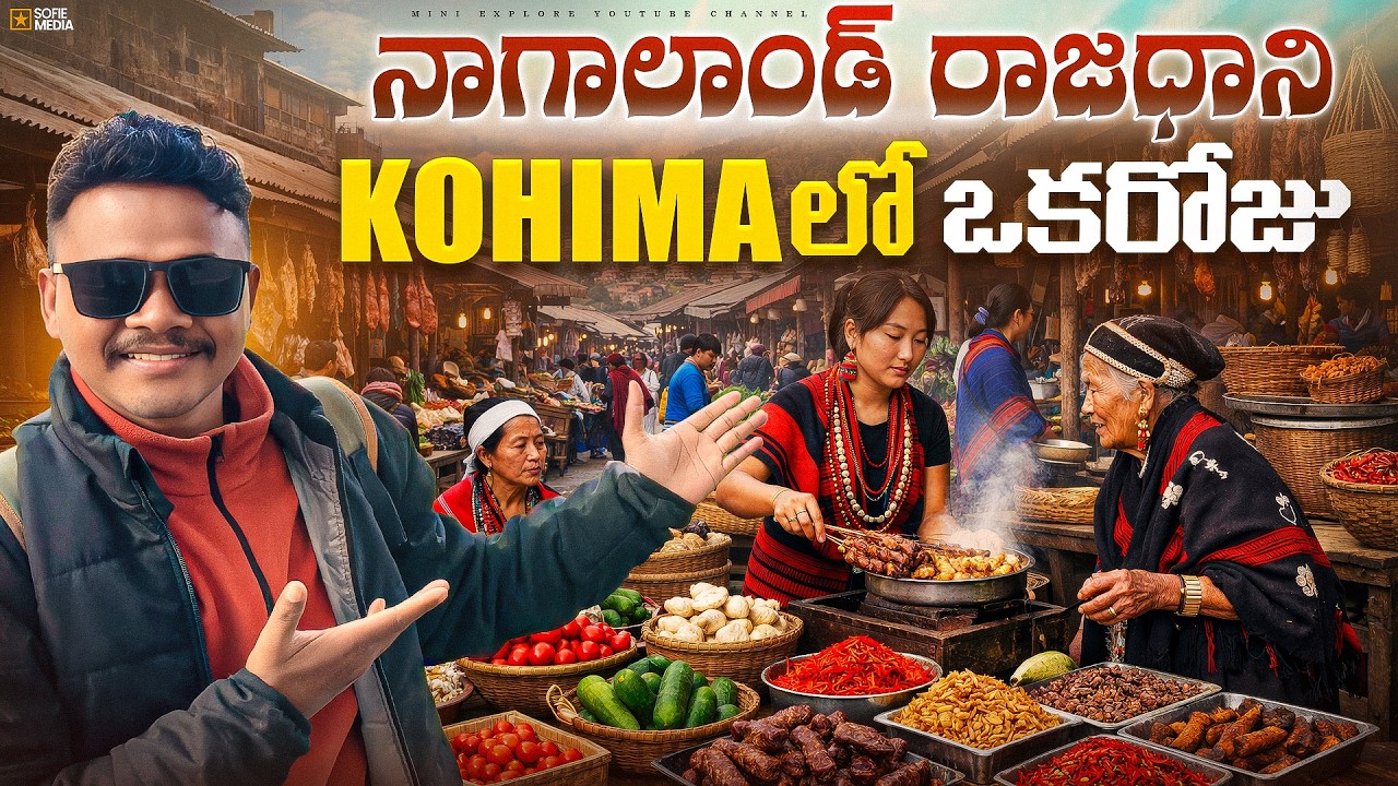 Kohima City🇮🇳 Capital of Nagaland | Kisama Village | Food & Culture 