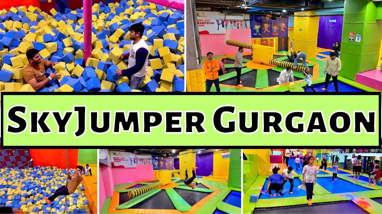 Skyjumper Trampoline Park Gurgaon | Skyjumper Gurgaon Laser Tag | Ticket Price | Thakur Saurav Vlog