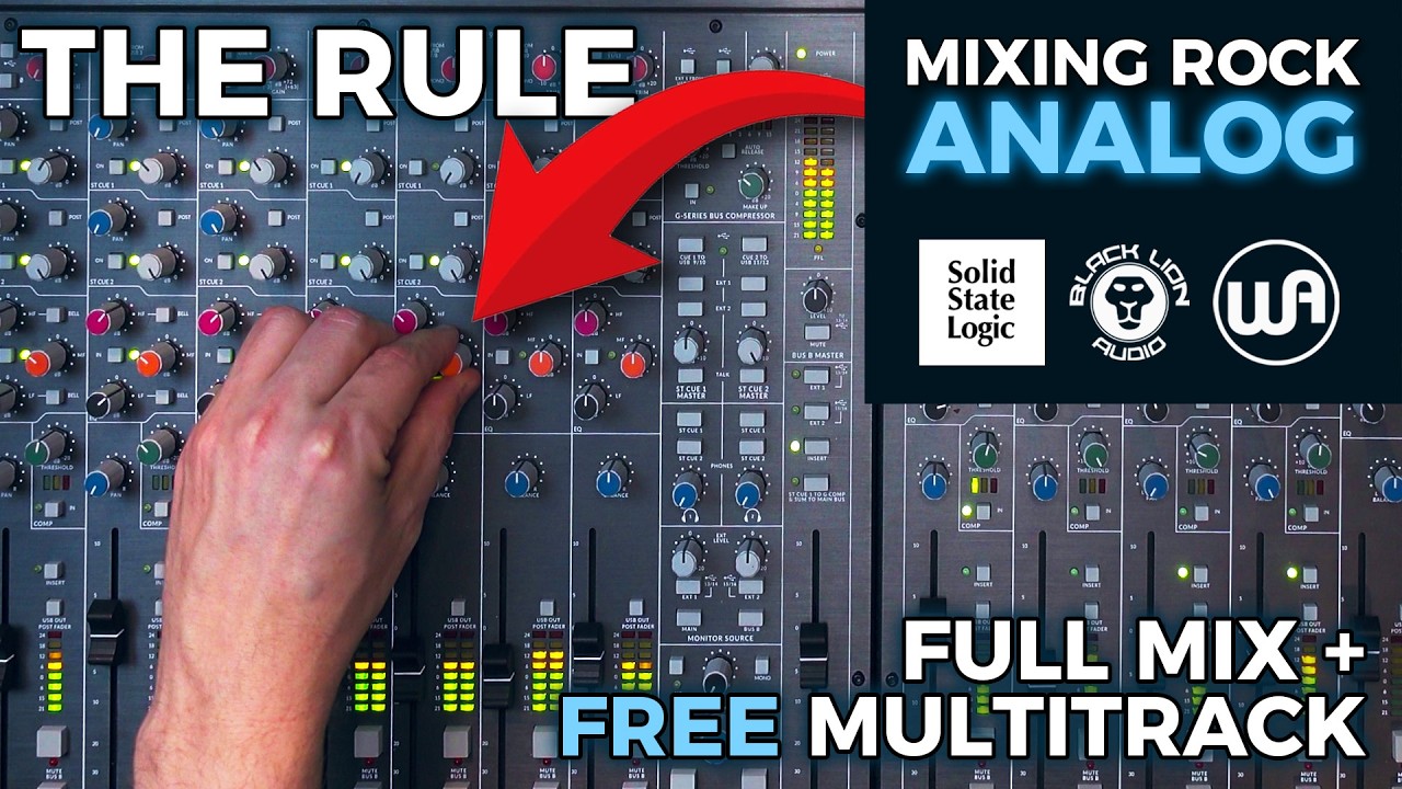 The Rule: The Snare Must Cut Through! Hybrid Mixing with SSL & Black Lion Audio